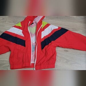 Men's Red Windbreaker Jacket